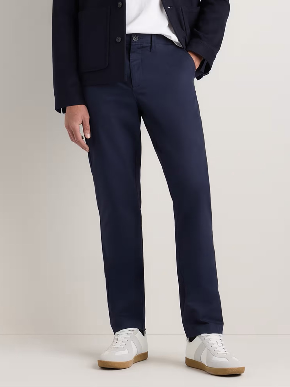 Quince Organic Cotton Stretch Chino Pants - Straight 32x30 Deep Navy